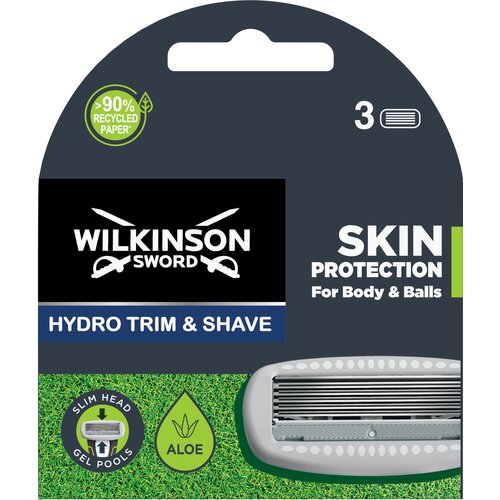 Wkłady do golarki WILKINSON Hydro Trim & Shave 3 szt.
