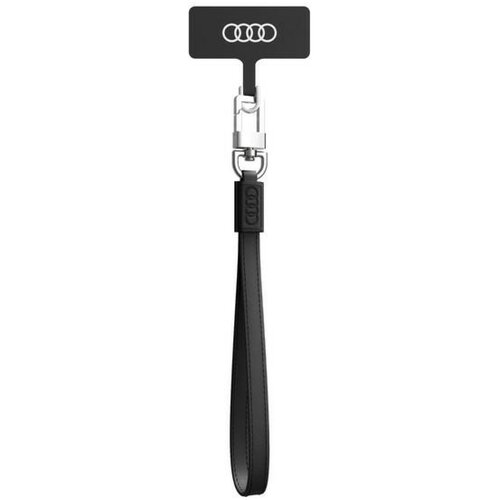 Smycz do telefonu AUDI Leather Czarny