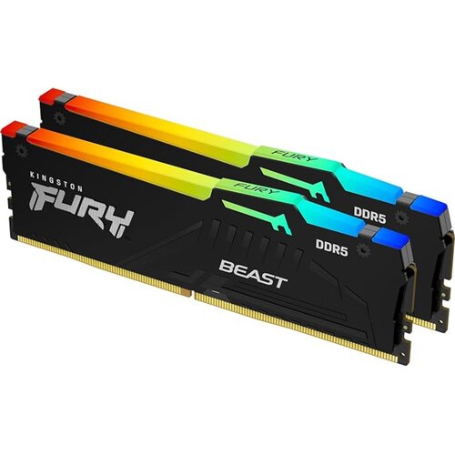 Pamięć RAM KINGSTON Fury Beast Black RGB 32GB (2x16GB) 6000MHz