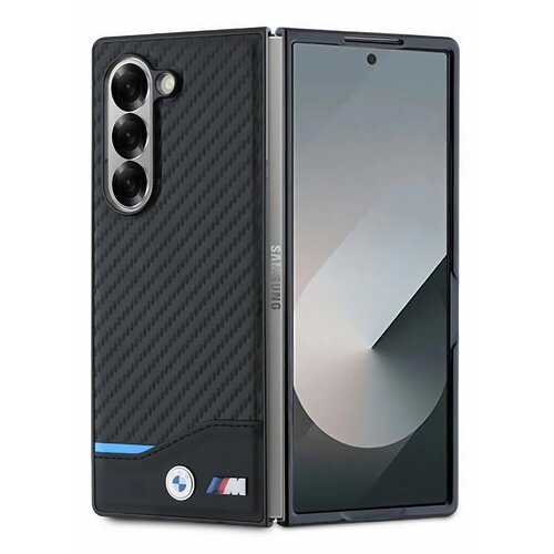 Etui BMW Carbon MagSafe do Samsung Galaxy Z Fold 6 Czarny
