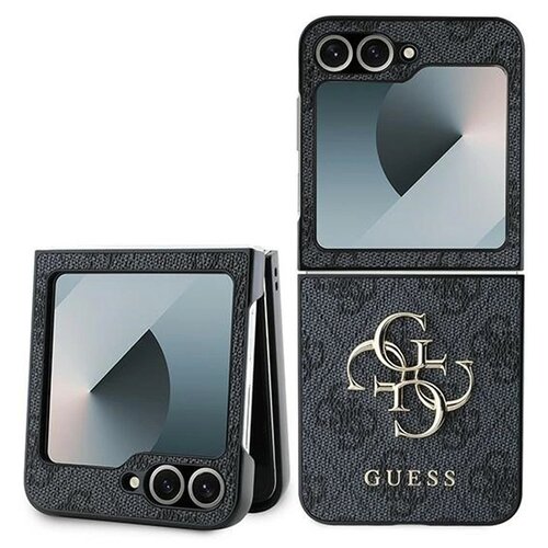Etui GUESS 4G Metal Logo do Samsung Galaxy Z Flip 6 Czarny