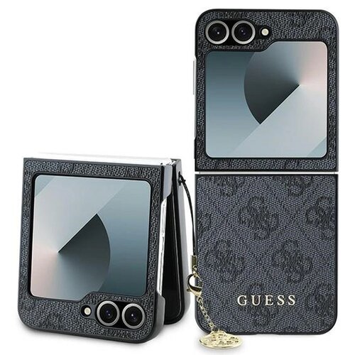 Etui GUESS 4G Charm do Samsung Galaxy Z Flip 6 Czarny