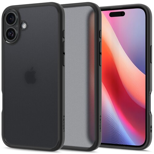 Etui SPIGEN Ultra Hybrid do Apple iPhone 16 Czarny