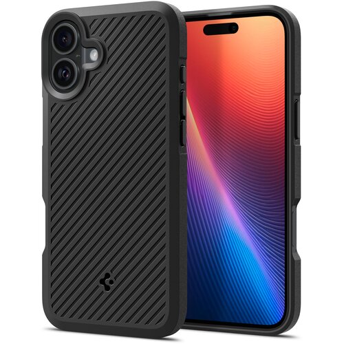 Etui SPIGEN Core Armor do Apple iPhone 16 Czarny matowy