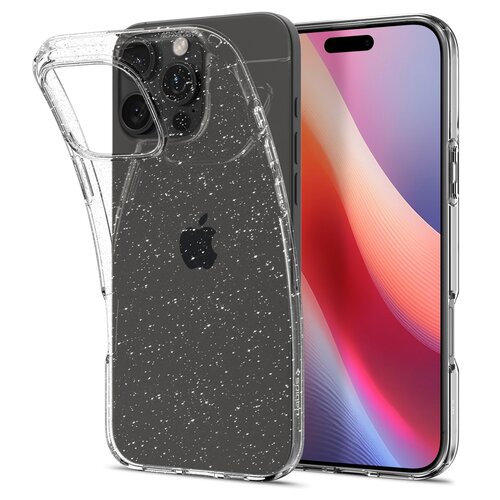 Etui SPIGEN Liquid Crystal do Apple iPhone 16 Pro Przezroczysto-brokatowy