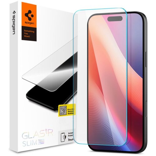 Szkło hartowane SPIGEN Glas.Tr Slim do Apple iPhone 15/16 Przezroczysty