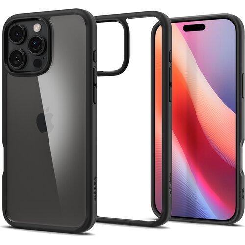 Etui SPIGEN Ultra Hybrid do Apple iPhone 16 Pro Czarny mat