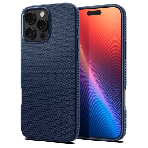 Etui SPIGEN Liquid Air do Apple iPhone 16 Pro Granatowy