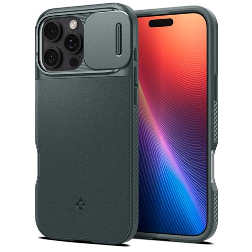 Etui SPIGEN Optik Armor Mag MagSafe do Apple iPhone 16 Pro Max Zielony