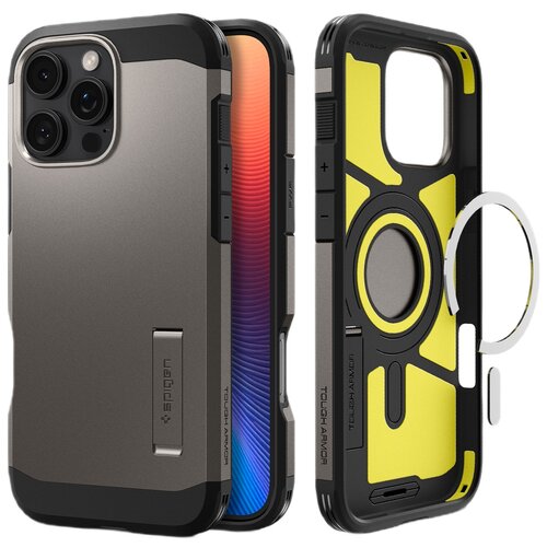 Etui SPIGEN Tough Armor Mag MagSafe do Apple iPhone 16 Pro Max Szary