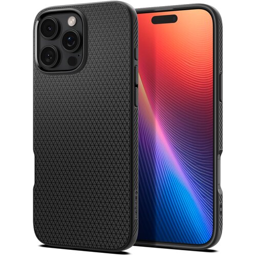 Etui SPIGEN Liquid Air do Apple iPhone 16 Pro Max Czarny Mat