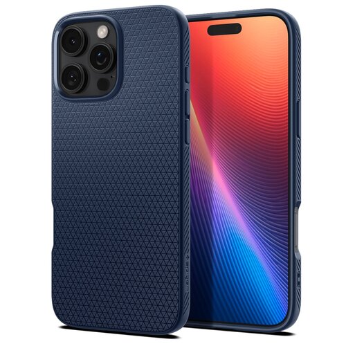 Etui SPIGEN Liquid Air do Apple iPhone 16 Pro Max Granatowy