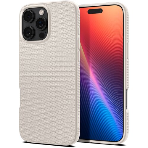 Etui SPIGEN Liquid Air do Apple iPhone 16 Pro Max Beżowy