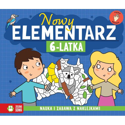 Książka z zadaniami Nowy elementarz 6-latka (miękka okładka)