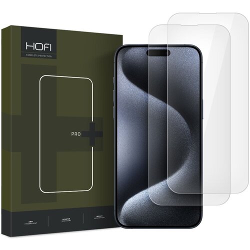 Szkło hartowane HOFI Glass Pro+ do Apple iPhone 16 Przezroczysty (2 szt.)