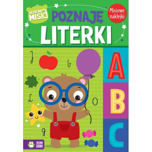 Kolorowanka Akademia Misia. Poznaję literki  (miękka okładka)