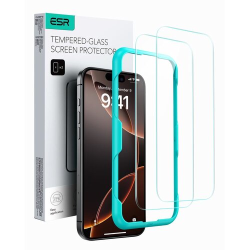 Szkło hartowane ESR Tempered Glass do Apple iPhone 16 Pro Max Przezroczysty (2 szt.)