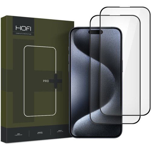 Szkło hartowane HOFI Glass Pro+ do Apple iPhone 16 Pro Max Czarny (2 szt.)