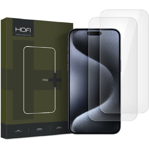 Szkło hartowane HOFI Glass Pro+ do Apple iPhone 16 Pro Przezroczysty (2 szt.)