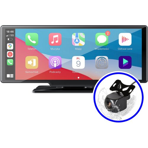 Tablet NEXADIO CP300 Bezprzewodowy CarPlay Czarny