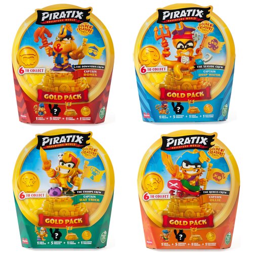Zestaw figurek PIRATIX Golden Treasure PPX1B616IN00 (1 zestaw)