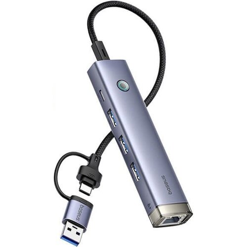 Hub BASEUS UltraJoy Series 4w1 USB Typu C, Pasywny