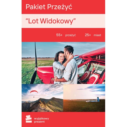 Karta podarunkowa WYJĄTKOWY PREZENT Pakiet Przeżyć - Lot Widokowy
