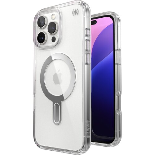Etui SPECK Presidio Perfect-Clear ClickLock & MagSafe do Apple iPhone 16 Pro Max Przezroczysty