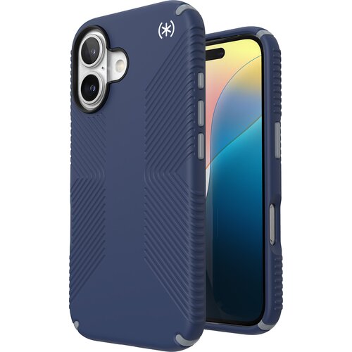 Etui SPECK Presidio2 Grip do Apple iPhone 16 Niebieski