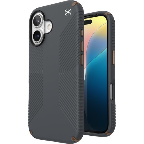 Etui SPECK Presidio2 Grip do Apple iPhone 16 Szary