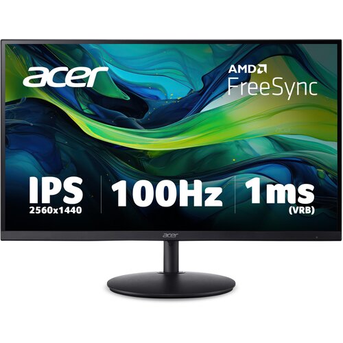 Monitor ACER SH272UEBMIPHUX 27" 2560x1440px IPS 100Hz 1 ms [VRB]