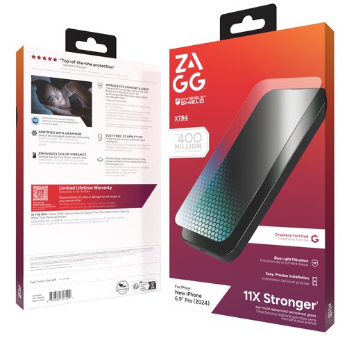 Szkło hartowane ZAGG InvisibleShield Glass XTR4 do Apple iPhone 16 Pro Max