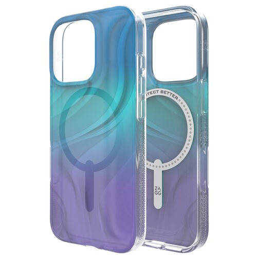 Etui ZAGG Milan Snap Magsafe Deep Aurora do Apple iPhone 16 Pro Wielokolorowy