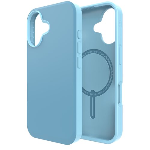 Etui ZAGG SoHo Snap MagSafe do Apple iPhone 16 Niebieski