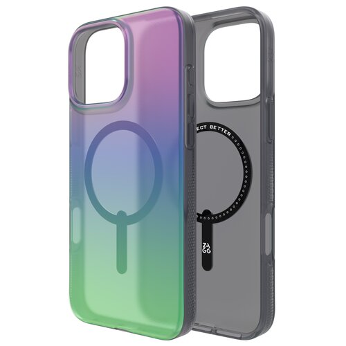 Etui ZAGG Milan Snap Magsafe Raven Feather do Apple iPhone 16 Pro Max Wielokolorowy