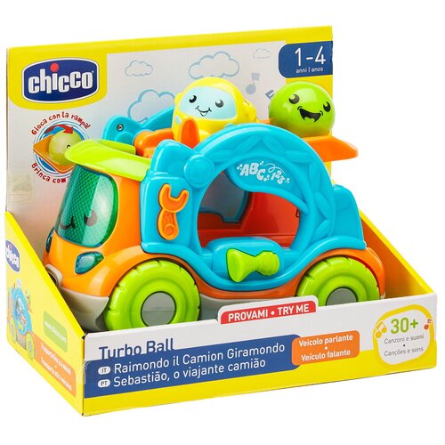 Zabawka edukacyjna CHICCO Turbo Ball Rolling Truck 00010852000000