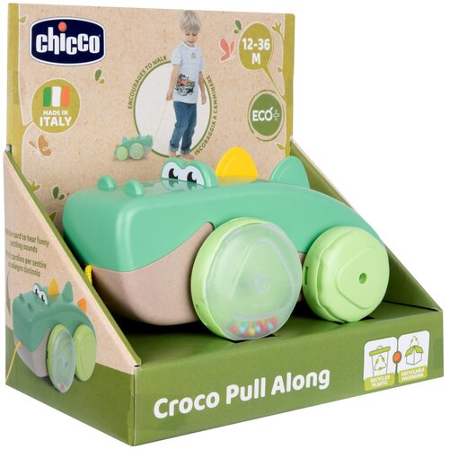 Zabawka CHICCO Eco+ Rozkołysany krokodyl do ciągnięcia 00011861000000