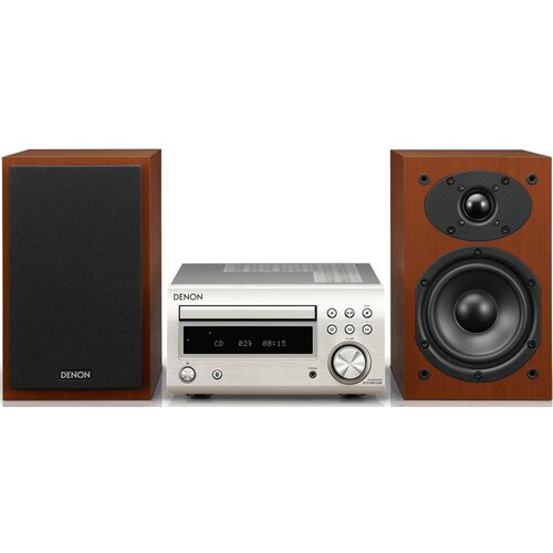 Wieża DENON D-M41 DAB+ Srebrno-wiśniowy