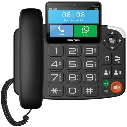 Telefon MAXCOM MM42D SE Czarny