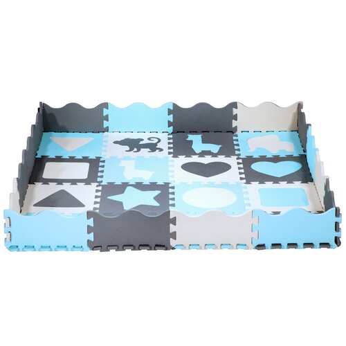 Mata piankowa NILS FUN MD03 30 x 30 cm (36 elementów) Miętowy