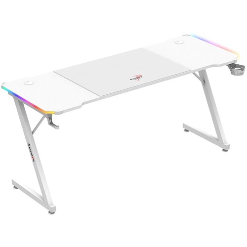 Biurko gamingowe HUZARO Hero 4.8 RGB Biały