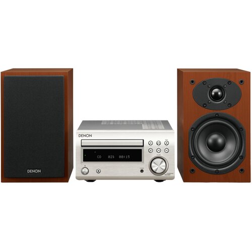 Wieża DENON D-M41 Srebrno-wiśniowy