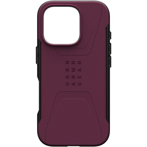 Etui UAG Civilian Magsafe do Apple iPhone 16 Pro Bordowy