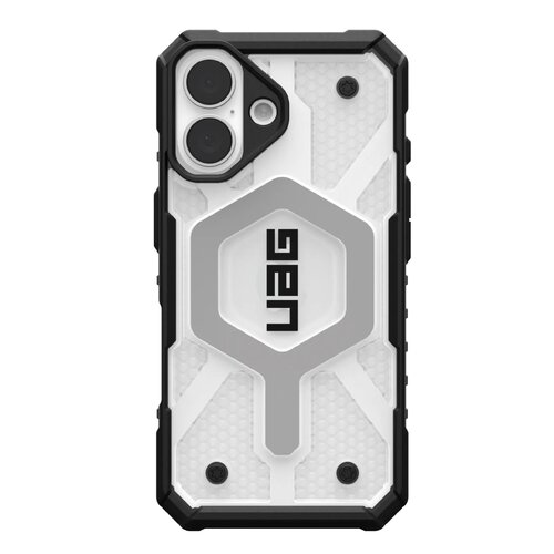 Etui UAG Pathfinder Clear MagSafe do Apple iPhone 16 Szary transparentny
