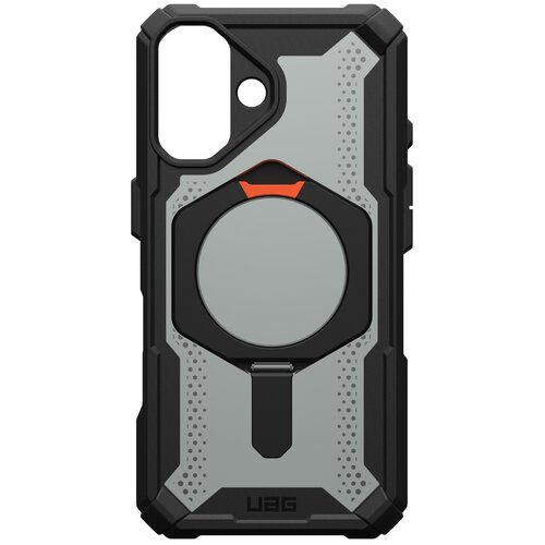 Etui UAG Plasma XTE Magsafe do Apple iPhone 16 Czarno-pomarańczowy