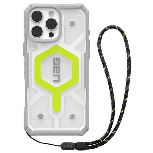 Etui UAG Pathfinder Clear MagSafe do Apple iPhone 16 Pro Max Transparentny + smycz