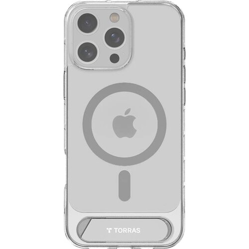 Etui TORRAS Pstand do Apple iPhone 16 Pro Przezroczysty