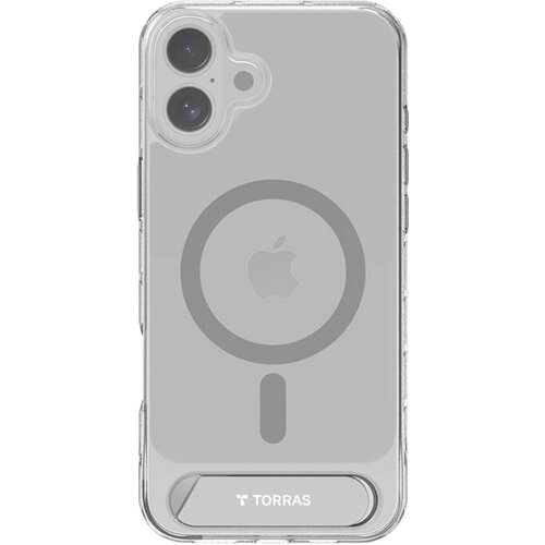 Etui TORRAS Pstand do Apple iPhone 16 Przezroczysty