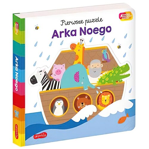 Książka Akademia mądrego dziecka Pierwsze puzzle Arka Noego Lisa Barlow Damien Barlow (twarda okładka)