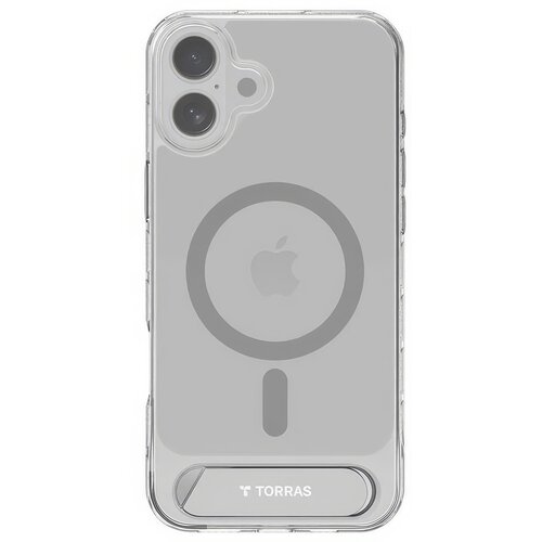 Etui TORRAS Pstand do Apple iPhone 16 Plus Transparentny